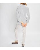 Pijama Romeo gris jaspeado/multicolor