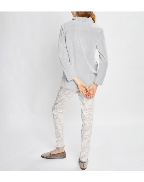 Romeo Pyjama meliergrau/mehrfarbig