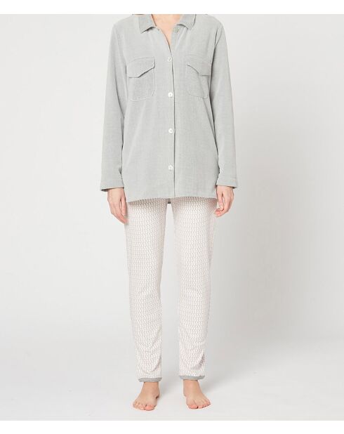 Romeo Pyjama meliergrau/mehrfarbig