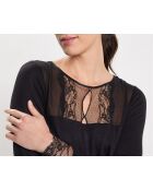 Camisón negro Vivienne