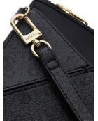 Pochette plate zippée coal charbon - 23x13x2 cm