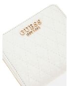 Portefeuille Betula SLG petit modèle à fermeture éclair blanc - 9x11 x2 cm