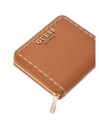 Portefeuille Nastra SLG petit modèle à fermeture éclair caramel - 9.5x11 cm