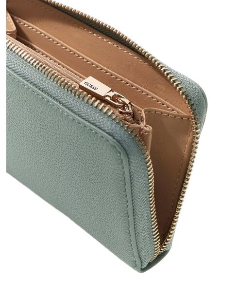 Portefeuille Yesba SLG moyen à fermeture éclair sauge claire - 14x9x2.5 cm