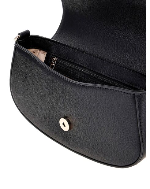 Bandolera negra Mimina Flap Crossbody - 25x14x7 cm