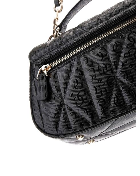 Aldina Top Handle zwarte handtas - 25x13x6 cm