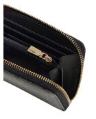 Laurel II SLG Mittelgroße Geldbörse mit Reißverschluss und anthrazitfarbenem Logo — 14x9x2,5 cm