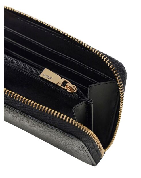 Laurel II SLG Mittelgroße Geldbörse mit Reißverschluss und anthrazitfarbenem Logo — 14x9x2,5 cm