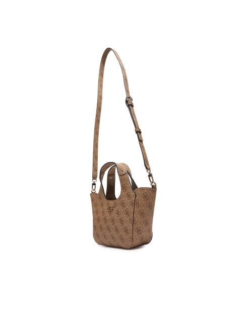 Sac cabas Calista 2 en 1 Mini avec logo latte - 27x17x8 cm