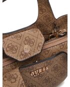 Sac cabas Calista 2 en 1 Mini avec logo latte - 27x17x8 cm