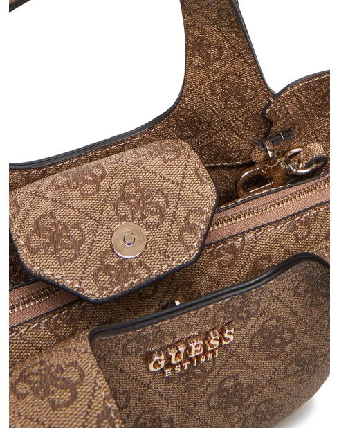 Sac cabas Calista 2 en 1 Mini avec logo latte - 27x17x8 cm