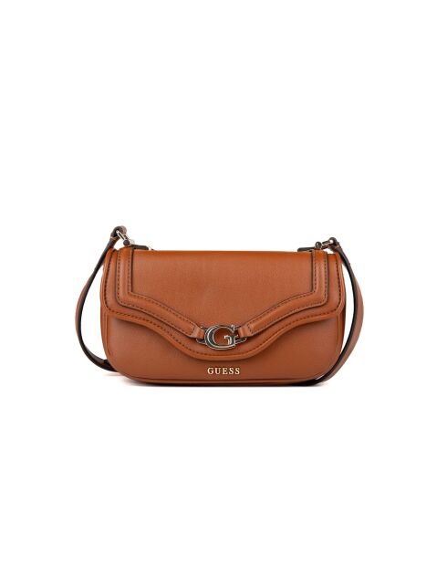 Dea Crossbody Schultertasche in Cognac, 21,5x11,5x7 cm