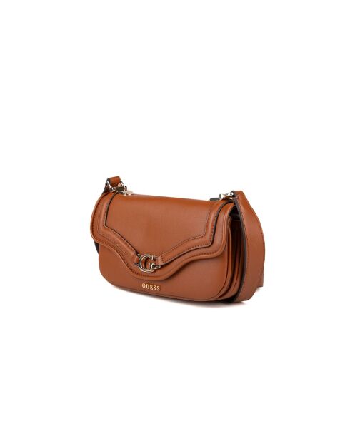 Dea Crossbody Schultertasche in Cognac, 21,5x11,5x7 cm