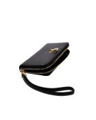 Portefeuille Yesba SLG grand format à fermeture éclair noir - 20.5x10x2.5 cm