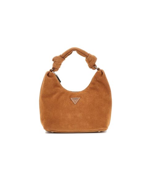 Sac en cuir Isotta Hobo cognac - 21x20x12 cm