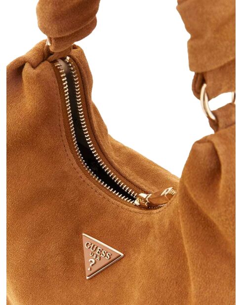 Sac en cuir Isotta Hobo cognac - 21x20x12 cm