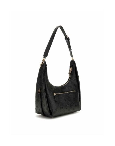 Phoebe Hobo schoudertas met zwart logo - 30x31x15 cm