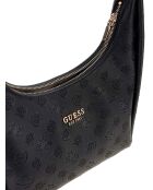 Phoebe Hobo schoudertas met zwart logo - 30x31x15 cm