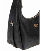 Phoebe Hobo schoudertas met zwart logo - 30x31x15 cm