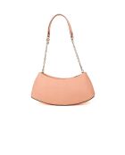 Bandolera Phaedra con cierre superior con cremallera color albaricoque - 31x12,5x7 cm