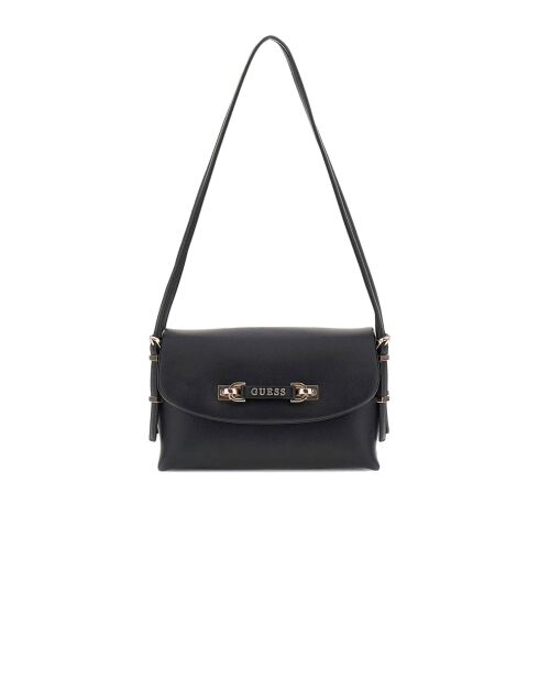 Bandolera Lefia Flap negra - 23x16x5 cm