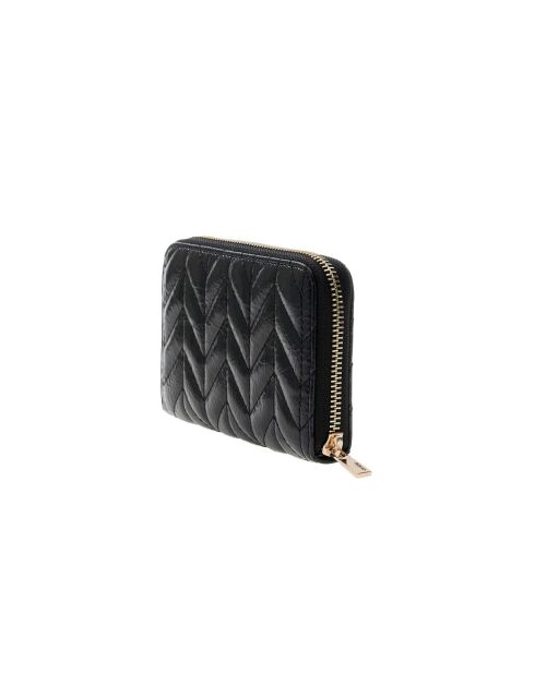 Portefeuille Cheryl SLG moyen à fermeture éclair noir - 14x9x3 cm