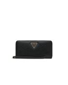 Laurel II SLG große schwarze Geldbörse mit Reißverschluss — 20x9,5x2,5 cm