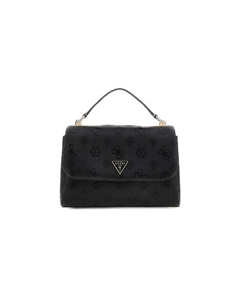 Tisha handtas met handgreep aan de bovenkant en zwart logo - 24x16,5x7 cm