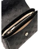 Tisha handtas met handgreep aan de bovenkant en zwart logo - 24x16,5x7 cm