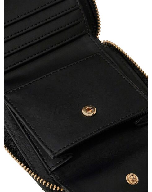 Portefeuille Paisleigh SLG petit format à fermeture éclair noir - 11x9.5x1.5 cm