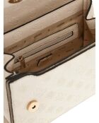 Phoebe Xbody converteerbare kleptas met gebroken wit logo - 24x17x9 cm