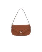 Dea Flap cognac Schultertasche - 30x15x6 cm