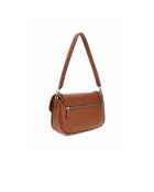 Dea Flap cognac Schultertasche - 30x15x6 cm