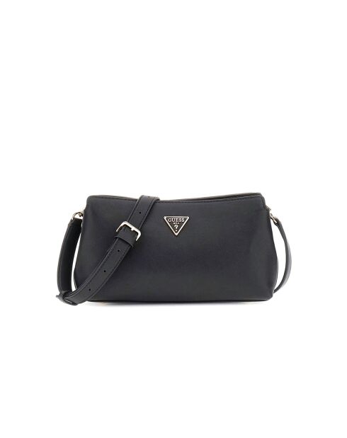 Talent schoudertas met ritssluiting aan de bovenkant zwart - 24x13x8 cm