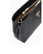 Talent schoudertas met ritssluiting aan de bovenkant zwart - 24x13x8 cm