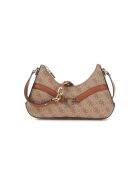 Dea Schultertasche mit Reißverschluss und Latte-Logo - 28x16,5x6 cm