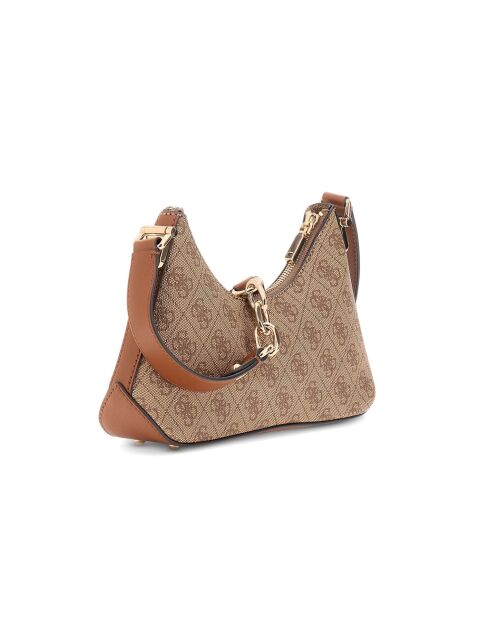 Dea Schultertasche mit Reißverschluss und Latte-Logo - 28x16,5x6 cm