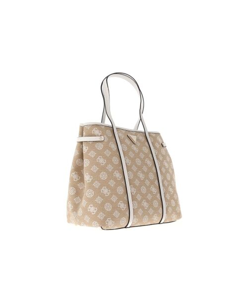 Beyza draagtas met wit logo - 40x34x19,5 cm