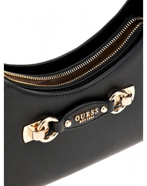 Mimina schoudertas met ritssluiting aan de zwarte bovenkant - 29x14x7 cm