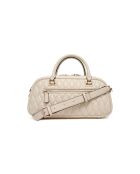 Valla beigefarbene Henkeltasche - 30x14x7 cm