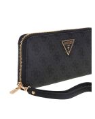 Laurel II SLG Große Geldbörse mit Reißverschluss und anthrazitfarbenem Logo — 21x10x2 cm