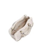 Cremefarbene Cristi Schultertasche - 34x17x8 cm