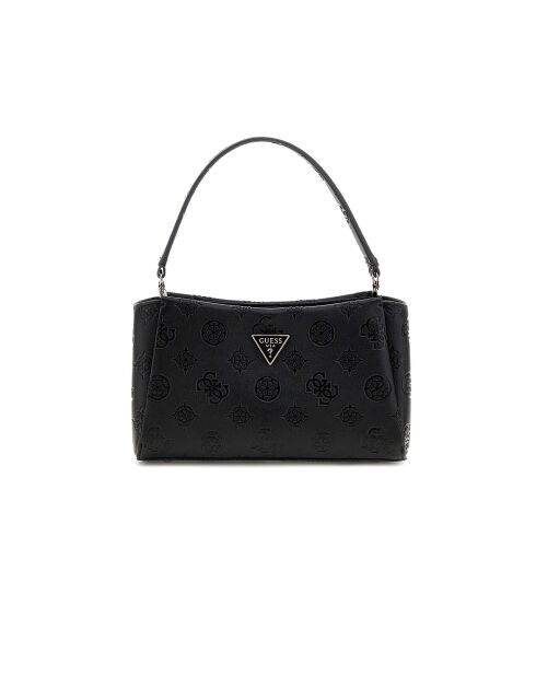 Bandolera Tisha con logo negro - 14x24x7 cm