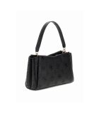 Bandolera Tisha con logo negro - 14x24x7 cm