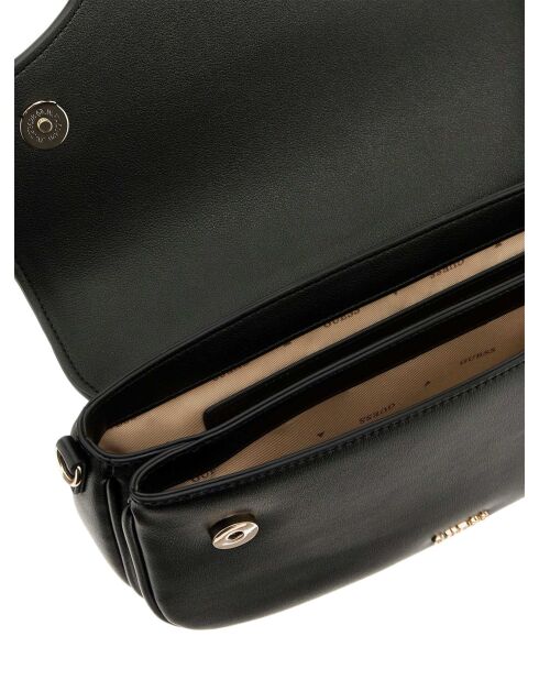 Dea Flap schwarze Schultertasche - 29x15x6 cm