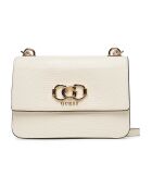 Salinge Schultertasche mit Klappe cremefarben - 22x13x7 cm