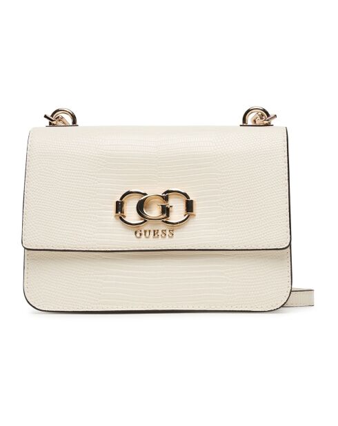 Salinge schoudertas met klep gebroken wit - 22x13x7 cm