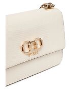 Salinge Schultertasche mit Klappe cremefarben - 22x13x7 cm