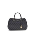 Katya Girlfriend Handtasche mit kohlefarbenem Logo - 29x20x10 cm