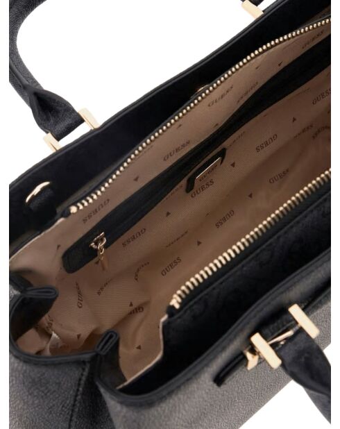 Katya Girlfriend Handtasche mit kohlefarbenem Logo - 29x20x10 cm